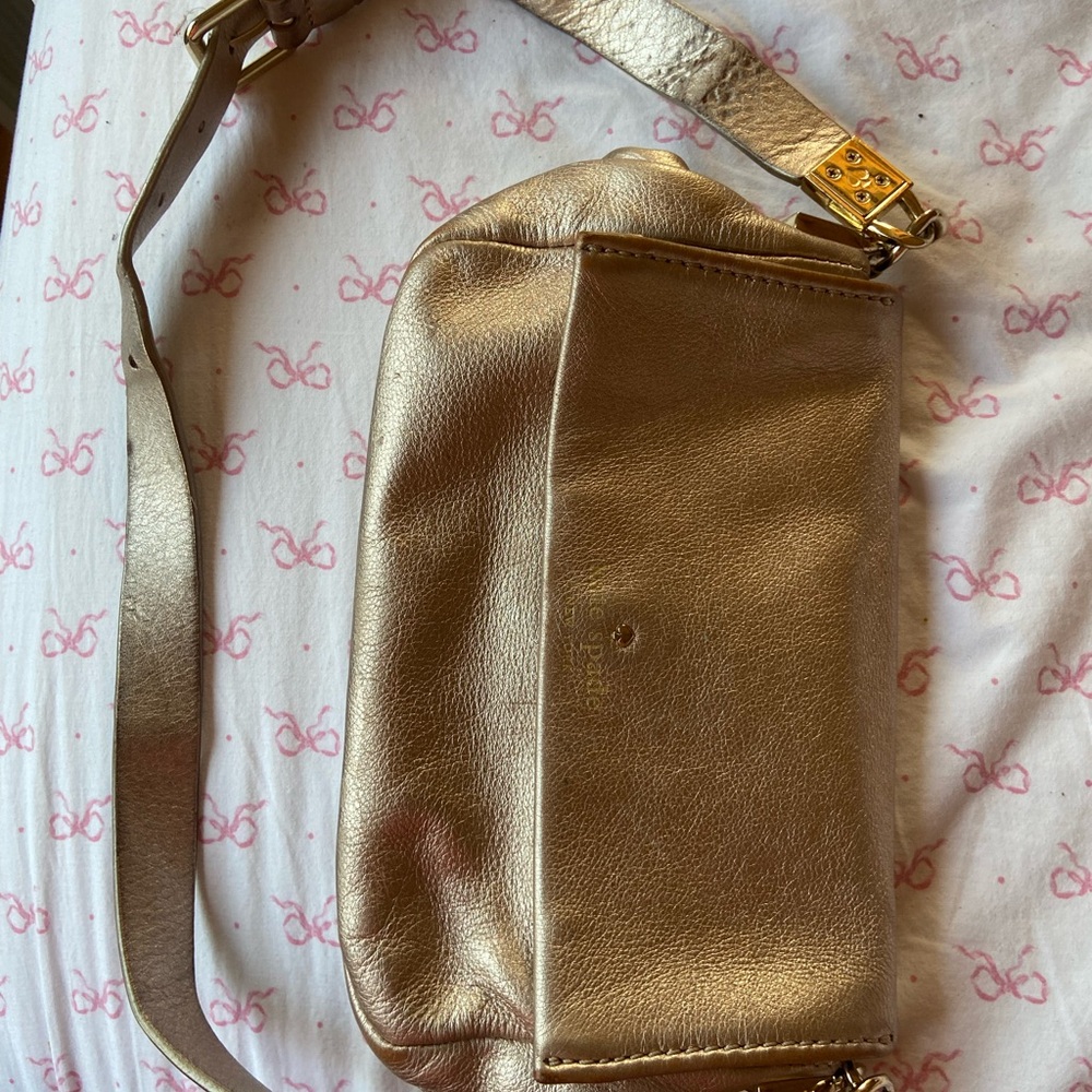Kate spade rose gold Leather Shoulder Bag